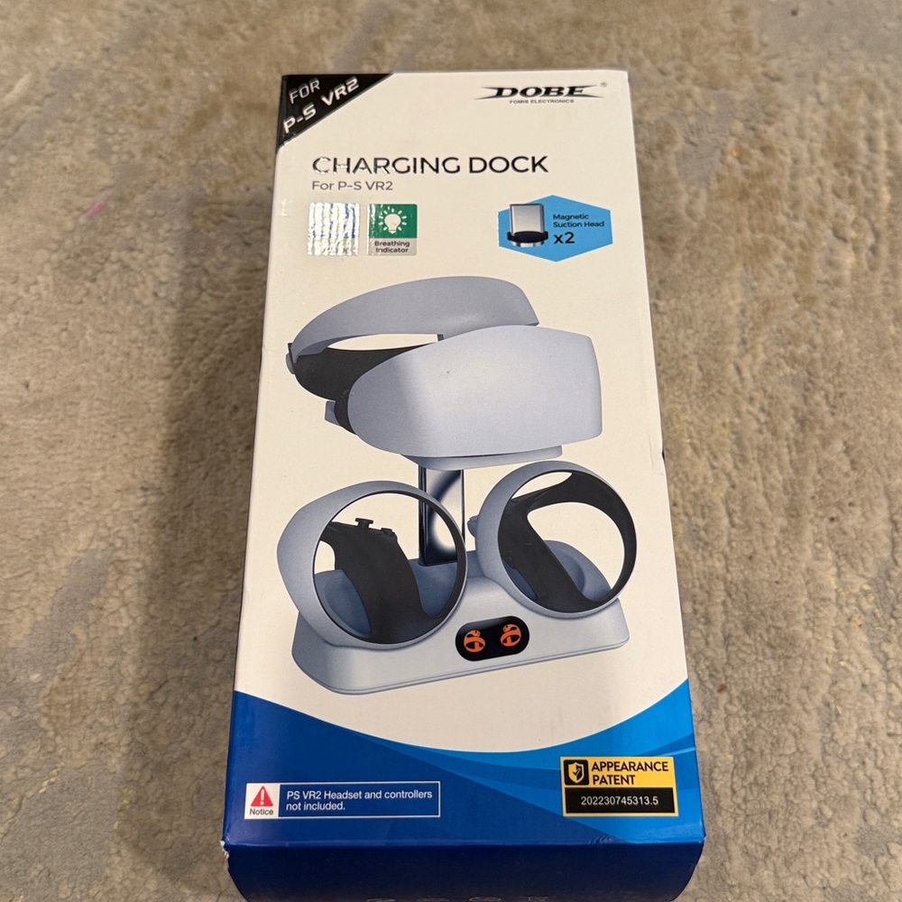 DOBE Charging Station For PS VR2 Controllers Headset Display Stand Charging Dock